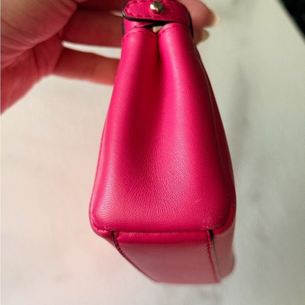 Fendi Pink Peekaboo Mini Top-Handle Crossbody Bag Authentic - Picture 3 of 10